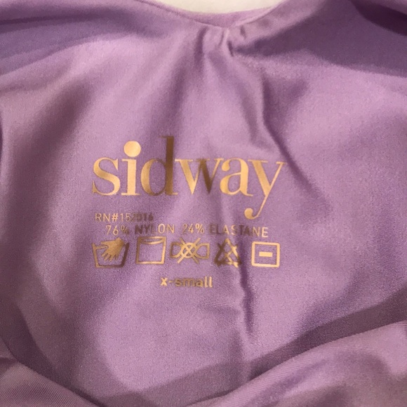 Sidway Anderson one piece-solid Lavendar size XS - Picture 2 of 12